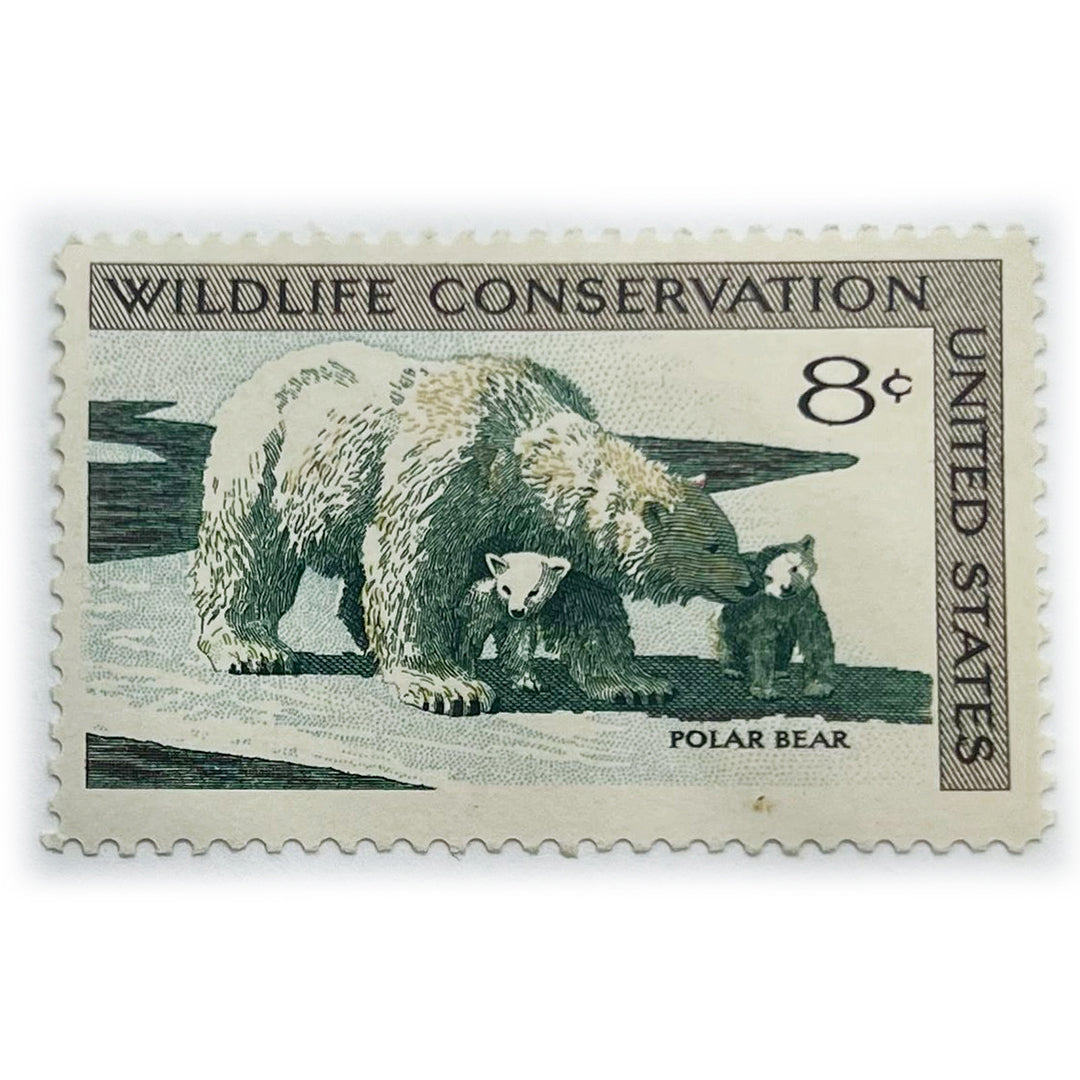 USA 8 C POLAR BEAR WILDLIFE CONSERVATION