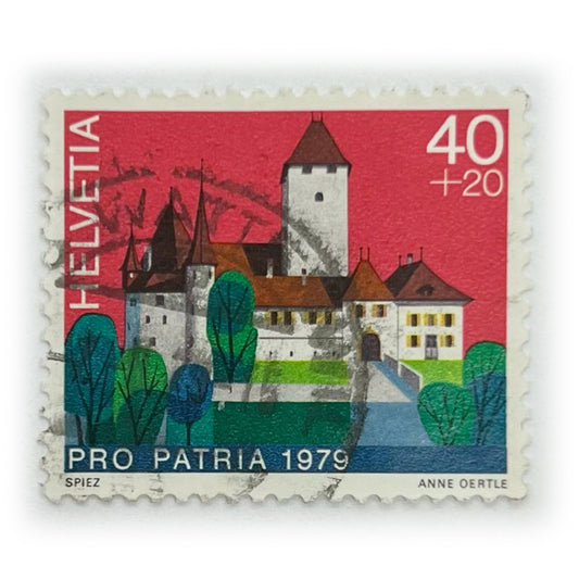 SUI 40+20 HELVETIA PRO PATRIA 1979