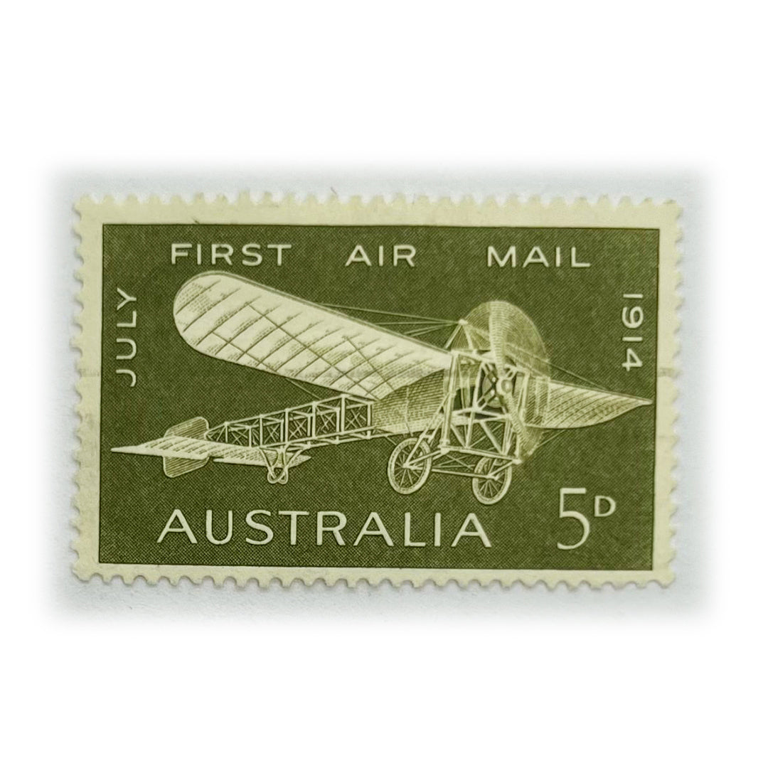 AUST 5 C FIRTS AIR MAIL