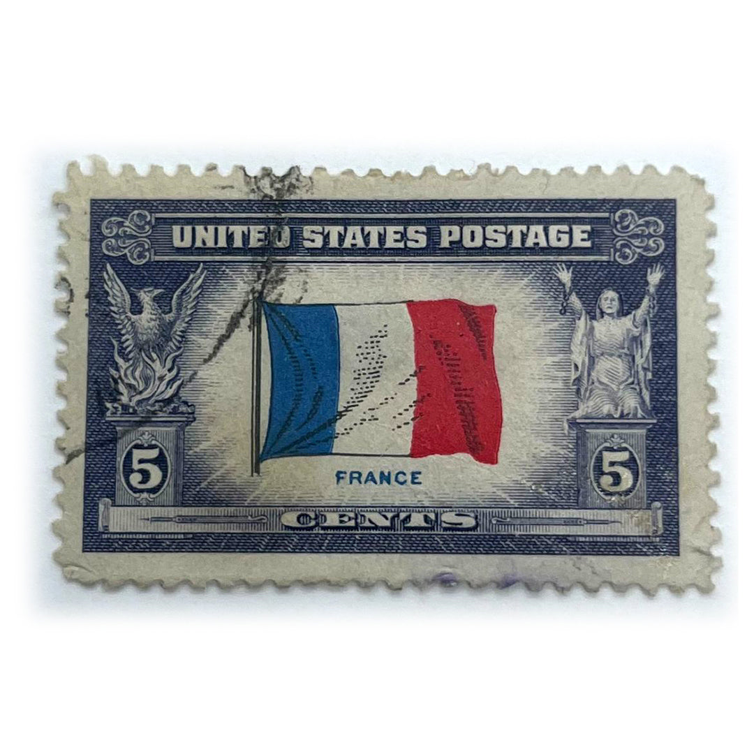 US 5 C FLAG OF FRANCE