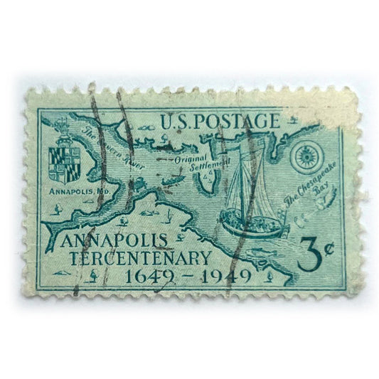 US POSTAGE 3 C ANNAPOLIS TERCENTENARY