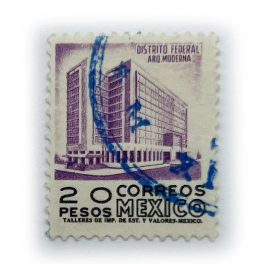 MEX 20 PESOS MAILS MEXICO