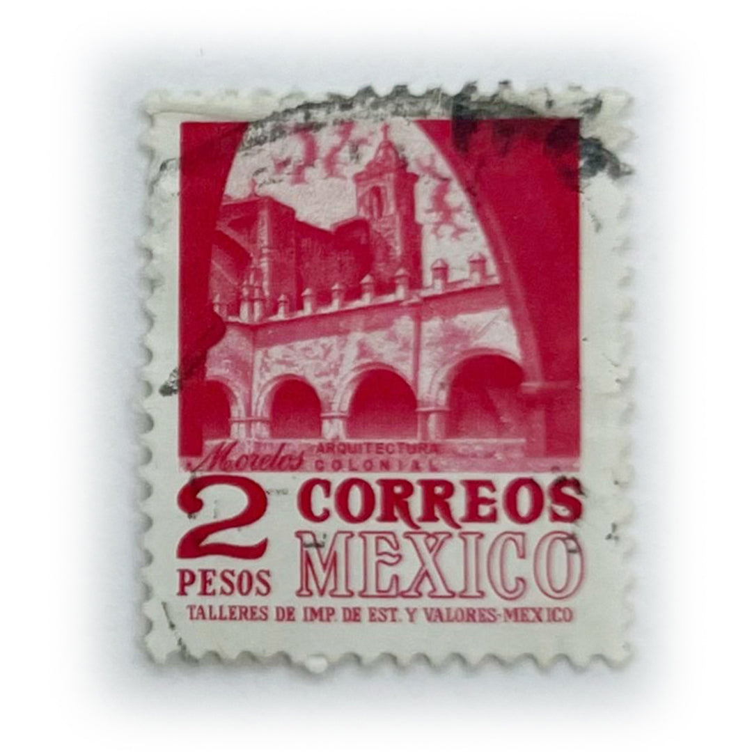 MEX 2 PESOS POST OFFICE MEXICO