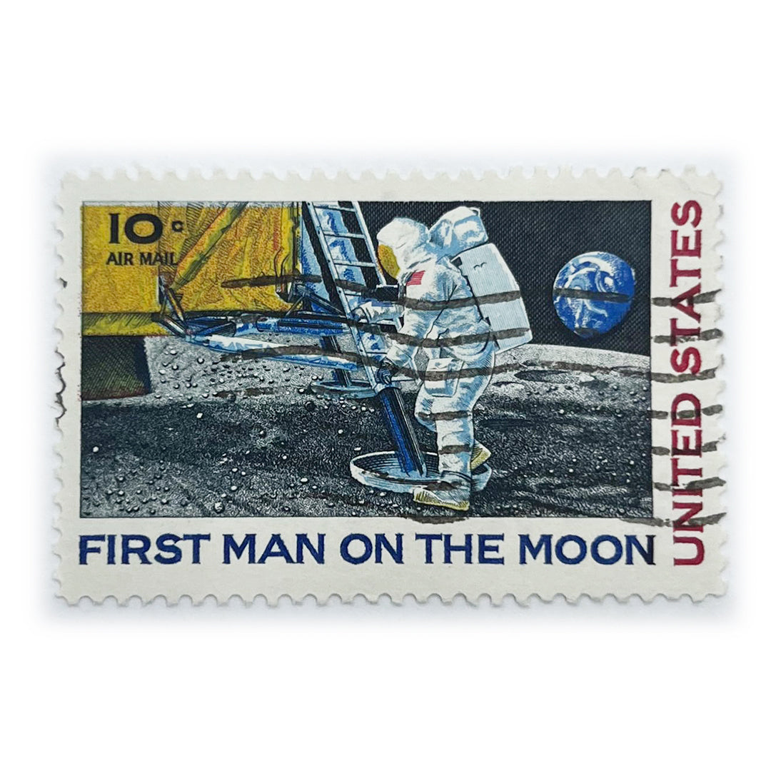 US 10 C FIRTS MAN ON THE MOON