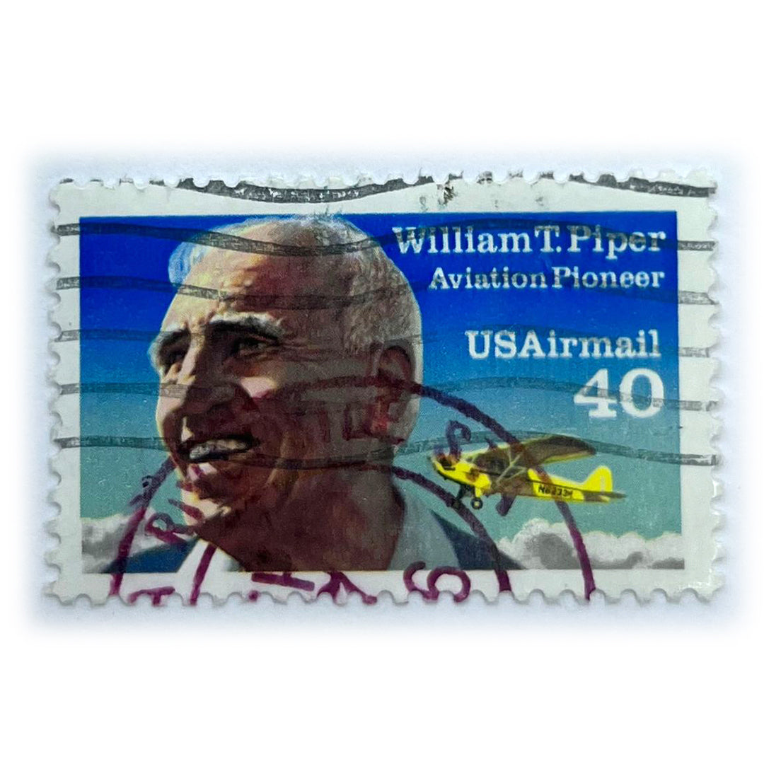 US 40 C USA AIR MAIL WILLIAM T PIPER