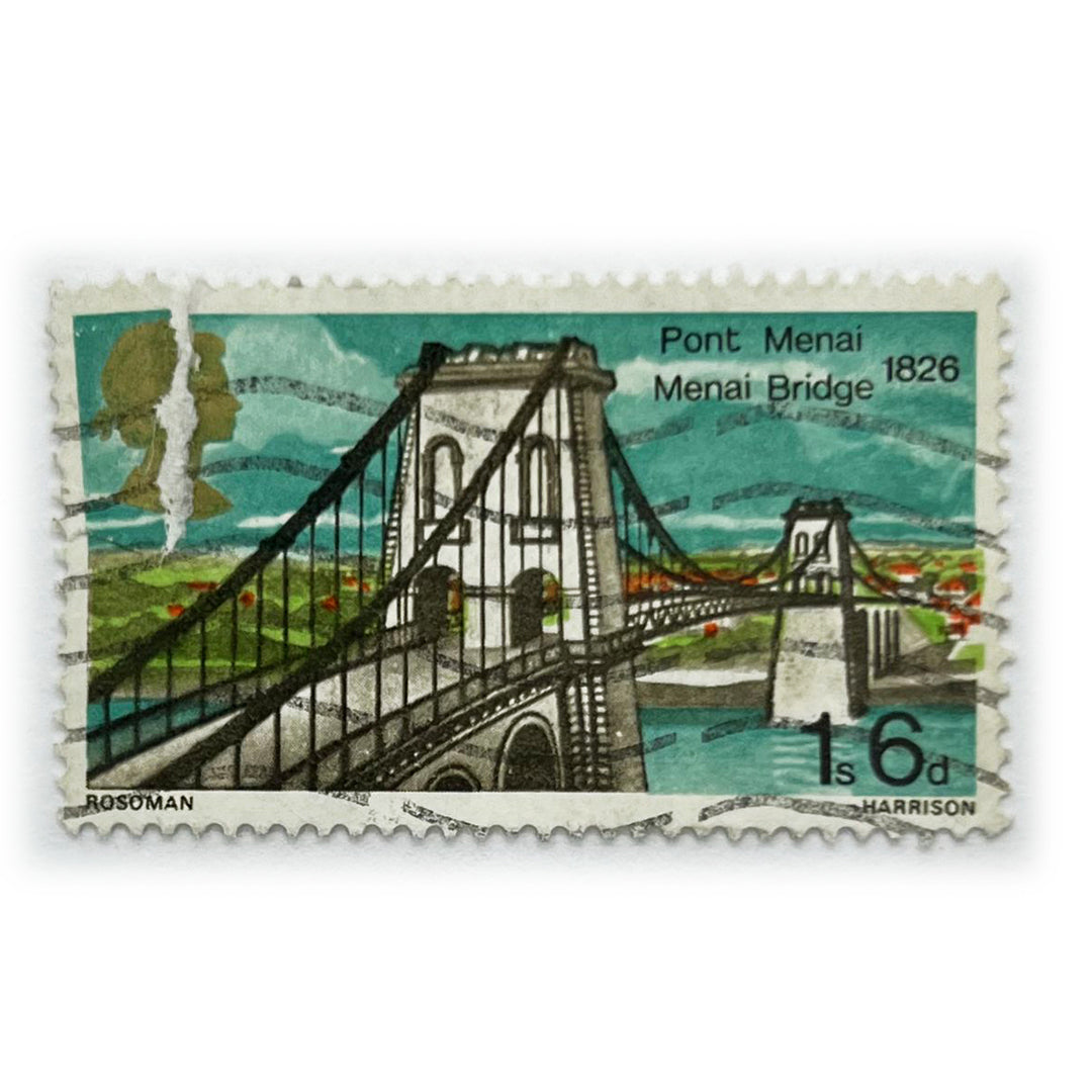 16 P MENAI BRIDGE 1826